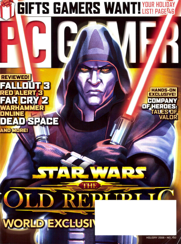 PC Gamer Issue 182 (Holiday 2008) cover